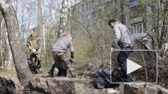 Видео: в Выборге продолжается пора субботников