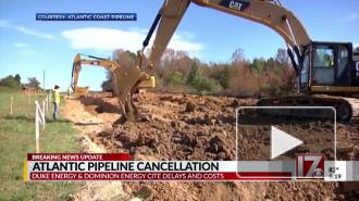 Приостановлено строительство газопровода Atlantic Coast Pipeline