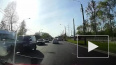 Конфликт водителей на Петергофском шоссе попал на видео