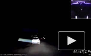 Появилось видео жесткого задержания омского гонщика