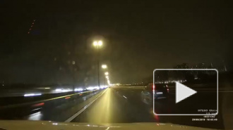 Видео: на КАД около Мурино столкнулись четыре автомобиля 