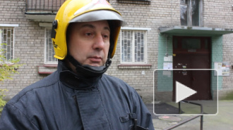 Появилось видео с пожара в Калининском районе