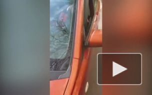 На Солдата Корзуна автомобиль загородил вход на детскую площадку, а после наехал на коляску