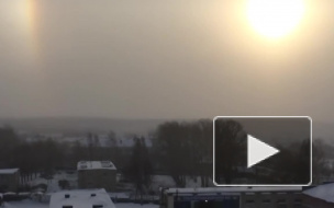 Петербуржцы: над городом нависло "ложное солнце"