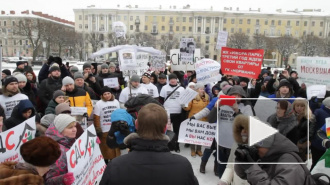 Дольщики ЖК "Десяткино" борются за свою собственность 