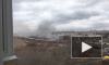 Появилось видео крупного пожара на автомойке в Омске