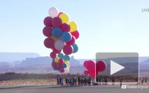 Дэвид Блейн на воздушных шарах поднялся на 7,5 км над Аризоной