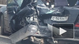 Видео: на Мурманском шоссе произошла серьезная авария с пострадавшими