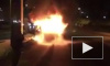 В центре Челябинска полностью выгорела машина скорой помощи