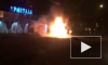 В центре Кемерово дотла выгорел маршрутный ПАЗ