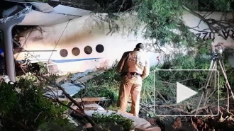 Появилось видео с места крушения самолета Ан-2 на Кубани