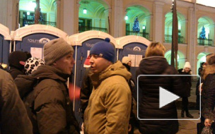 Новый год 2014 в Петербурге: испуганные мигранты и фейс-контроль на Дворцовой