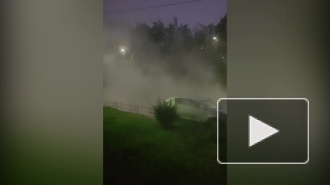 Видео: на Маршала Казакова появился свой "Сайлент Хилл" из-за прорыва трубы с кипятком