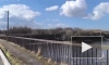 Два пролета моста рухнули в воду в Ленинградской области