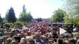 Последние новости Украины: Славянск перейдет на продуктовые карточки, Порошенко заявил о готовности к миру
