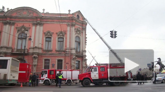 Пожар на Невском. Хронология событий