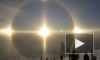 "Мечи Ангелов": Очевидцы сняли на видео в горах Швейцарии красивейшее крестообразное гало