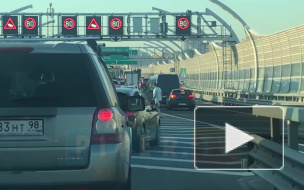 Видео: Молодой человек проехался на скейте по ЗСД среди потока машин 