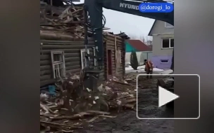 Снос домов в рамках реконструкции Колтушского шоссе проходит в Ленобласти