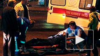 ДТП в Санкт-Петербурге: девушка на иномарке сбила женщину, полицейская машина столкнулась c Фольксвагеном