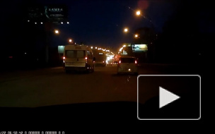 Авария в Новосибирске на улице Ватутина.