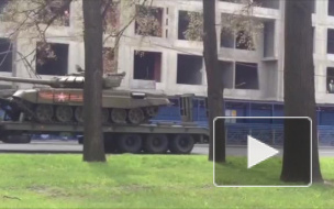 В Петербурге репетируют парад Победы. Перекрыты некоторые улицы