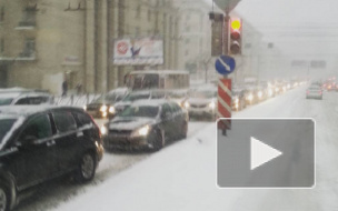 Пробки в Петербурге достигли 10 баллов уже к 17 часам дня