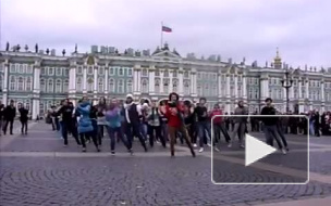 k-pop Rainbow Flashmob in Saint Petersburg 30.10.2011