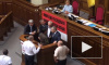 Появилось видео драки пьяных украинских депутатов из-за русского языка