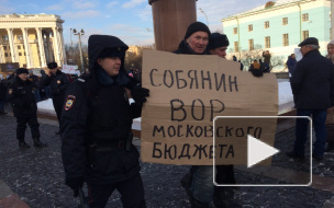 Москвичей тошнит от автобусов и Собянина: как проходит митинг в защиту троллейбусов