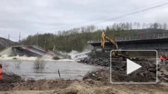 Рухнувший под Мурманском железнодорожный мост восстановят к октябрю