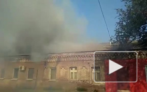 Появилось видео с места жуткого пожара в Астрахани