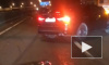 На Киевском шоссе Mercedes врезался в Ford и слетел в кювет на крышу