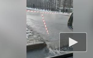 "Подземный источник" на Морской набережной устранили за час 