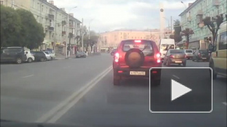 Видео: в Рязани сбили девушку переходившую дорогу вне пешехода