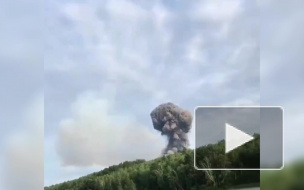 Видео: в Красноярске во время взрыва на территории воинской части пострадали два человека
