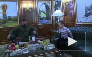 Кадыров взял себе в охранники шестилетнего мальчика 