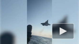Момент крушения истребителя F-35 случайно попал на видео