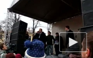Немцова освистали на митинге 18 декабря 