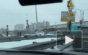 У ТРК "Континент" по Московско-Дунайской развязке затруднено движение