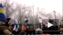 Евромайдан на Украине: милиция применяет слезоточивый газ