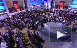 Прямая линия с президентом 17 апреля. Путин: Надеюсь, правом на ввод войск на Украину, данную Совфедом, воспользоваться не придется