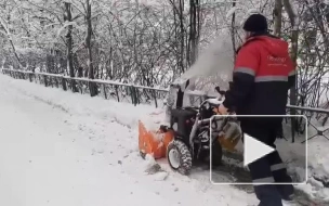 Петербургские дворы 13 января убирают почти 9 тыс. дворников и более 1 тыс. машин