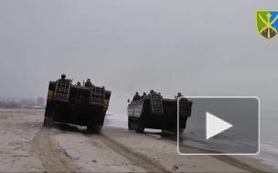 Вооруженные силы Украины провели учения на границе с Крымом