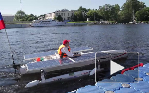 На "Солнечной регате" в Петербурге показали яхты на солнечных батареях