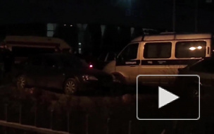  В Петербурге "Опель" ударил милицейский автомобиль