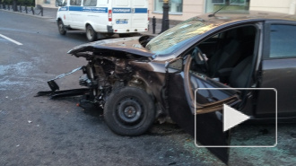 ДТП на Литейном проспекте попало на видео