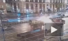 В Москве потушили загоревшийся после ДТП автомобиль