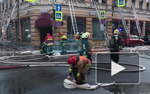 Пожар на Петроградке тушили 28 единиц техники и 130 человек личного состава
