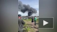 Появилось видео горящего склада в морском порту в ...
